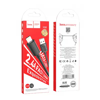 Hoco X88 USB to Lightning charging cable 2.4A 1m